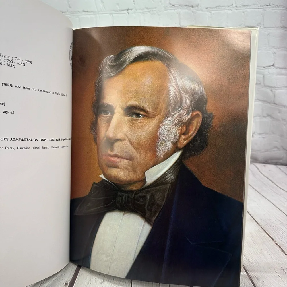 vintage 1984 The Presidents Portrait Collection hardcover Book